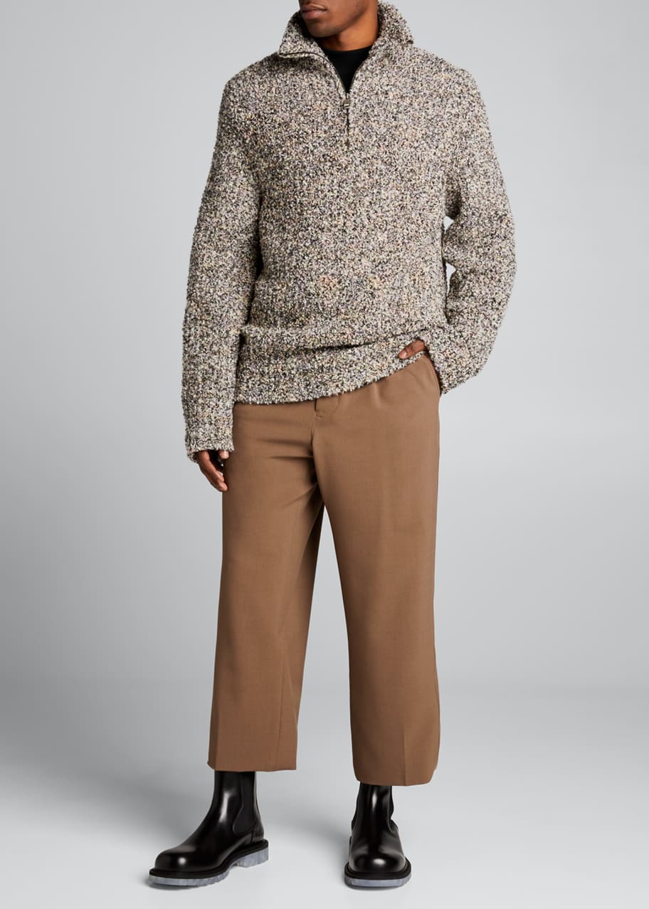 Nanushka half top zip sweater