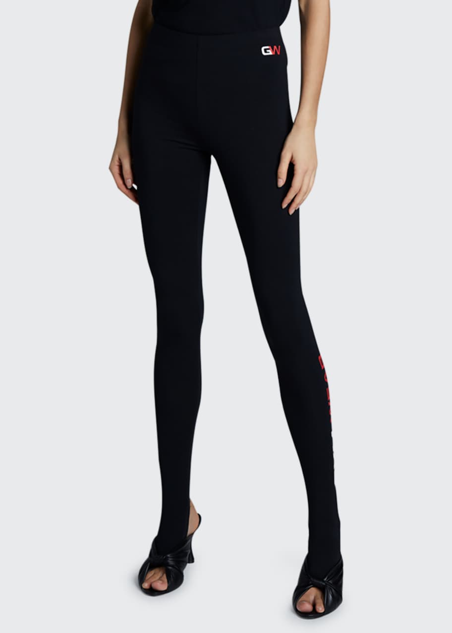 Balenciaga Gym Wear Logo leggings in Black