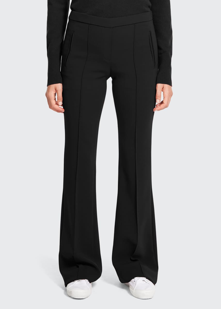 Demitria Pull-On Crepe Pants