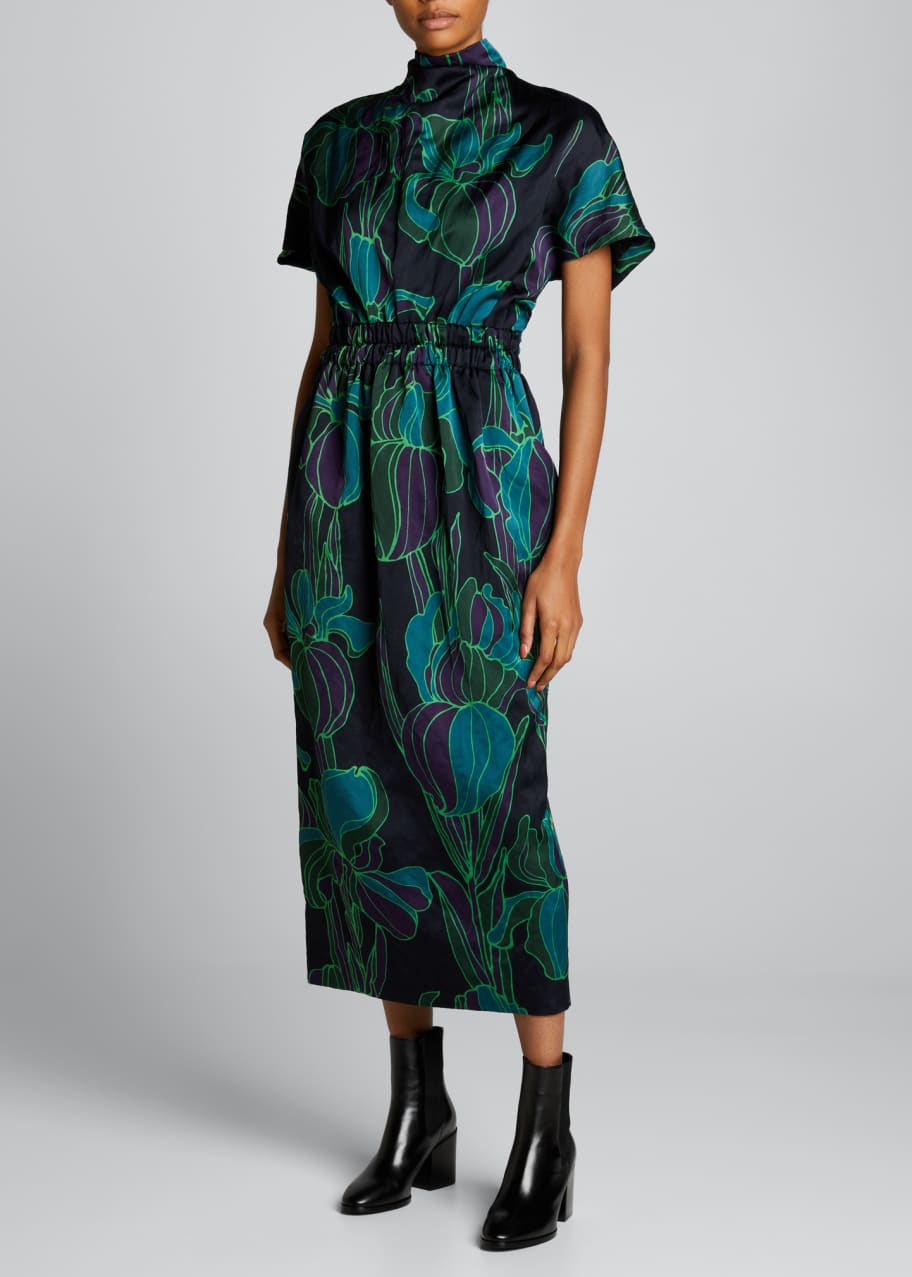 Dries van store noten floral dress