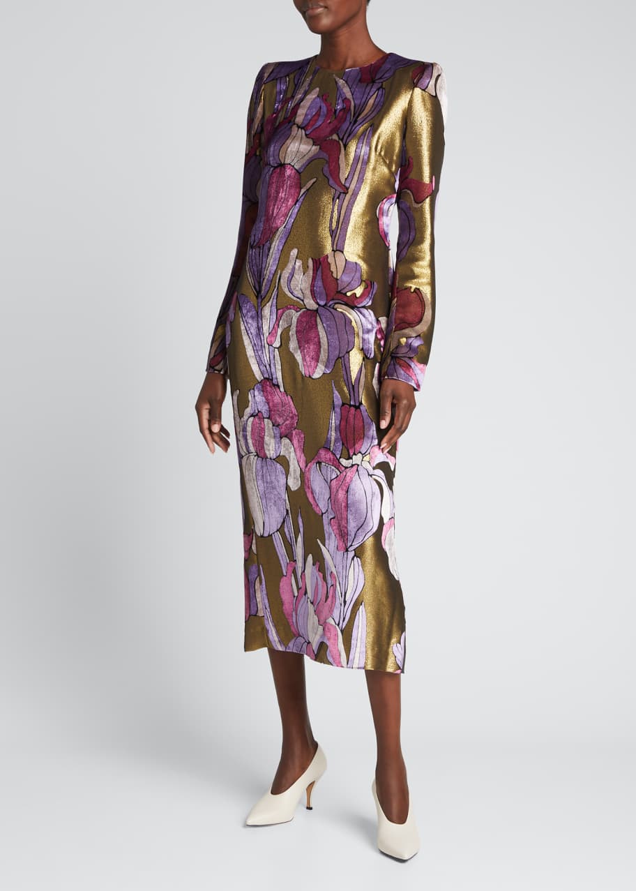 knee length dresses for ladies Art Deco Midi Dress main image 0