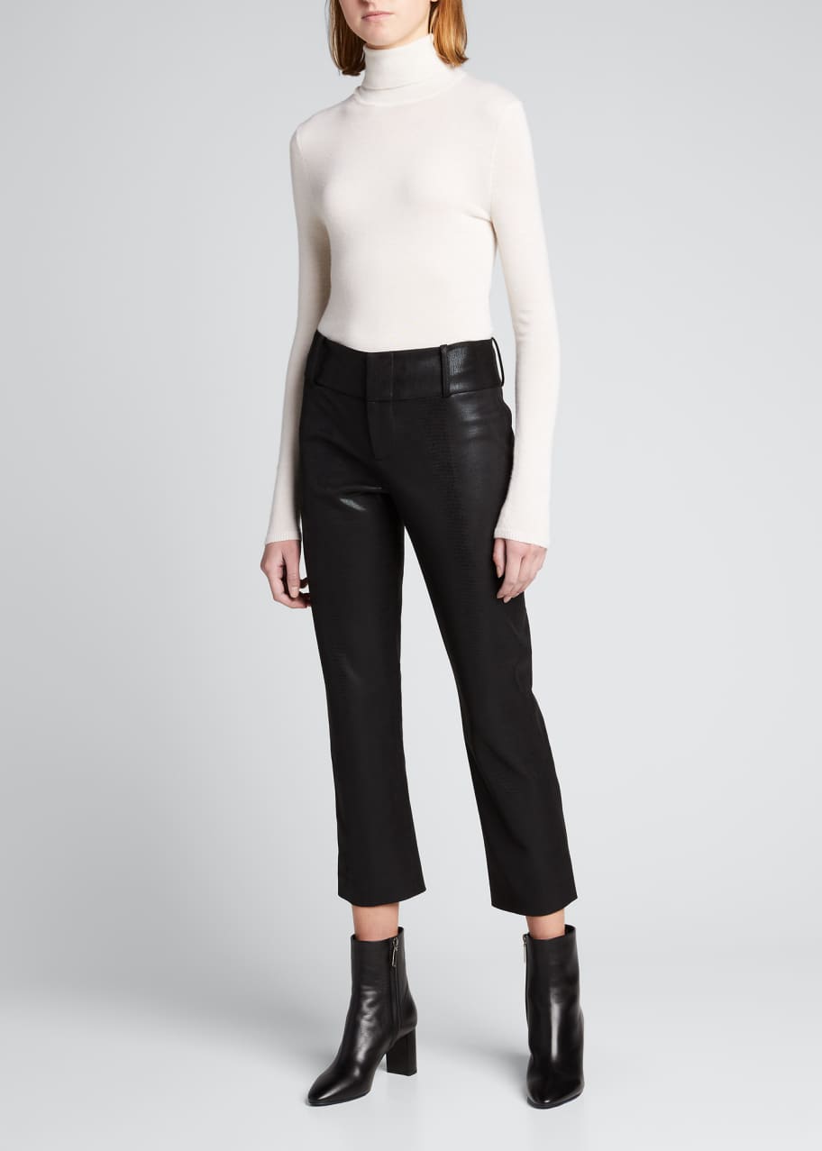 Alice and olivia stacey slim cropped pants on sale