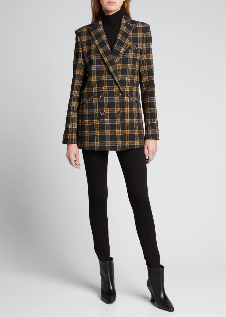 Veronica beard plaid jacket discount