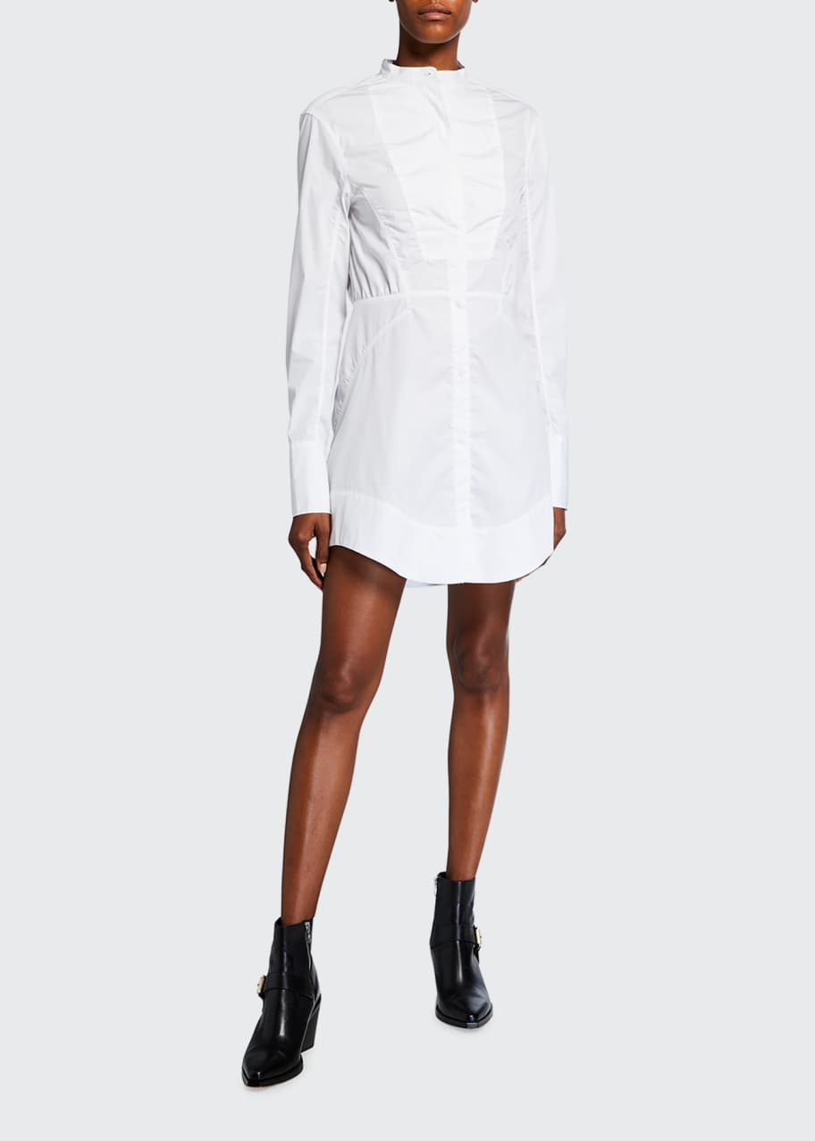 rag and bone white shirt dress Rag & Bone Victorine Poplin Shirt Dress