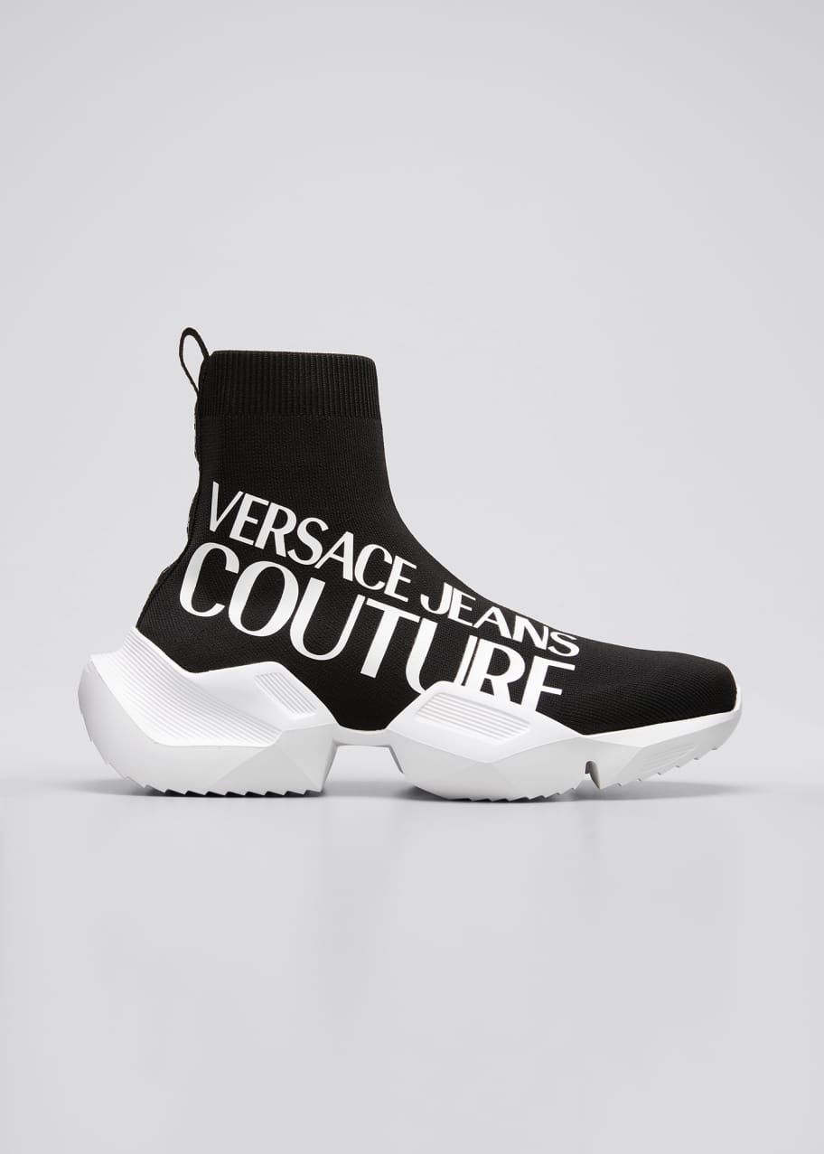 Versace Jeans Couture Men s Macrologo Fragmented Sole Sock
