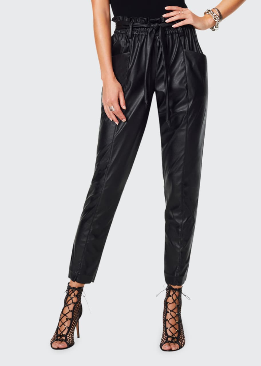 Ramy Brook Marty FauxLeather Jogger Pants Bergdorf Goodman