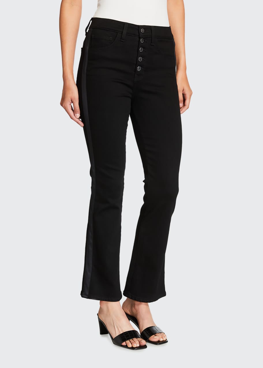 Carolyn Baby Boot Jeans with Tuxedo Stripes