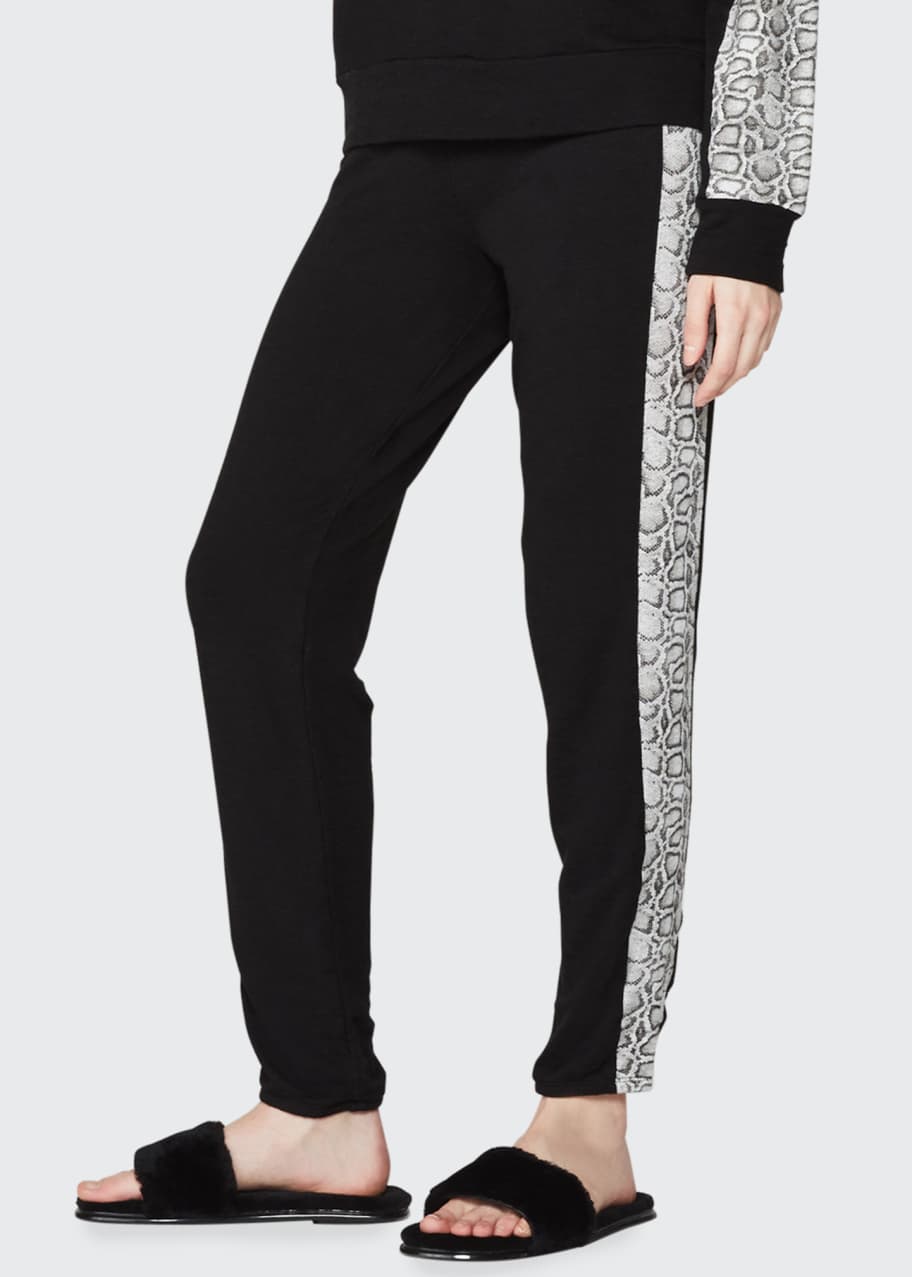 Monrow Vintage Colorblock Snake Sweatpants - Bergdorf Goodman