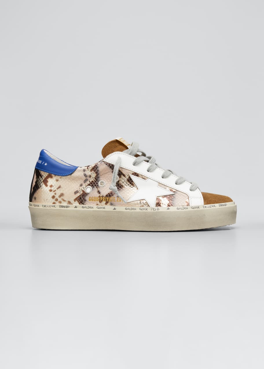 Golden Goose Hi Star Python Print Sneakers Bergdorf Goodman