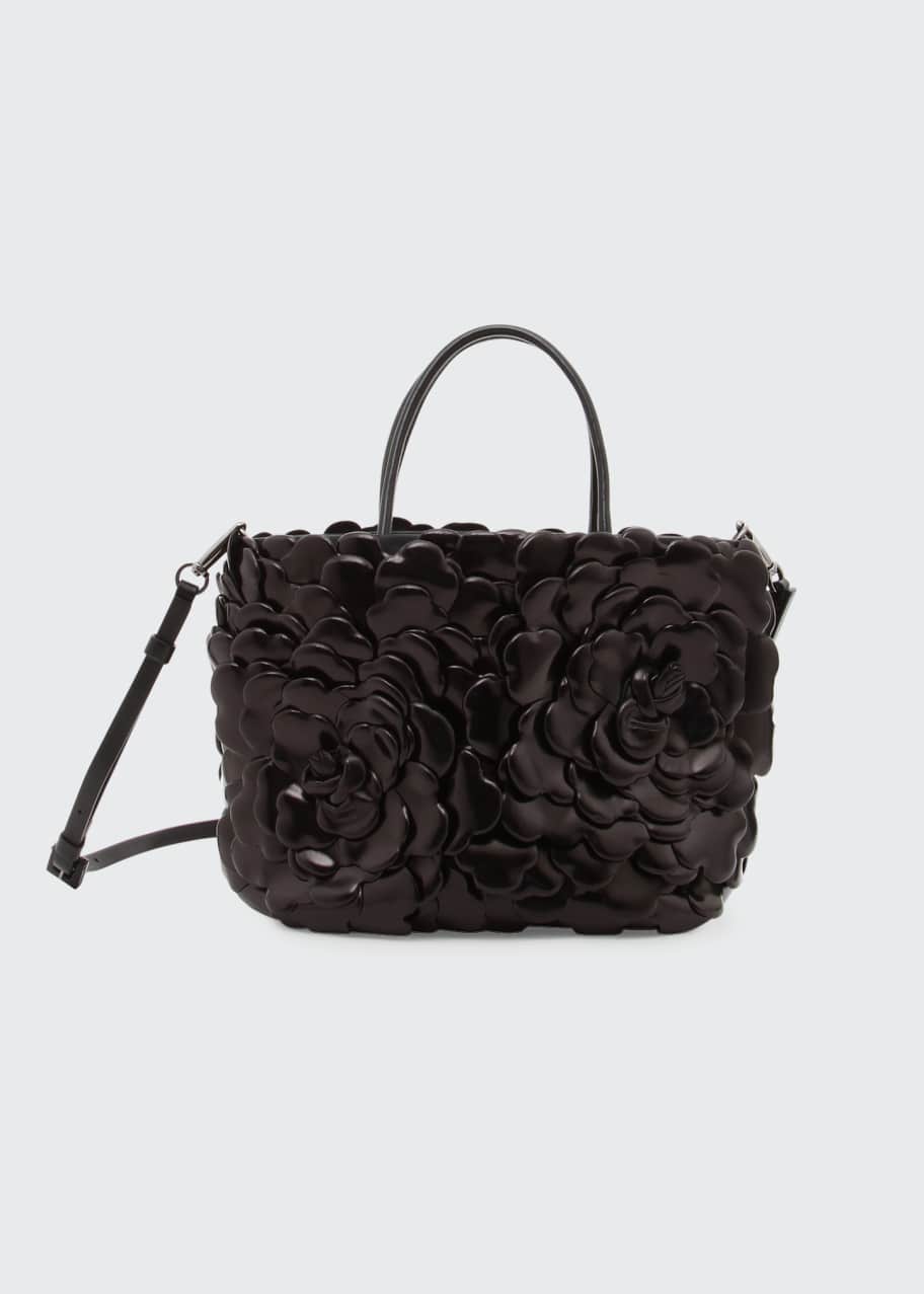 Valentino Garavani Atelier Rose 03 Edition Mini Leather Tote Bag