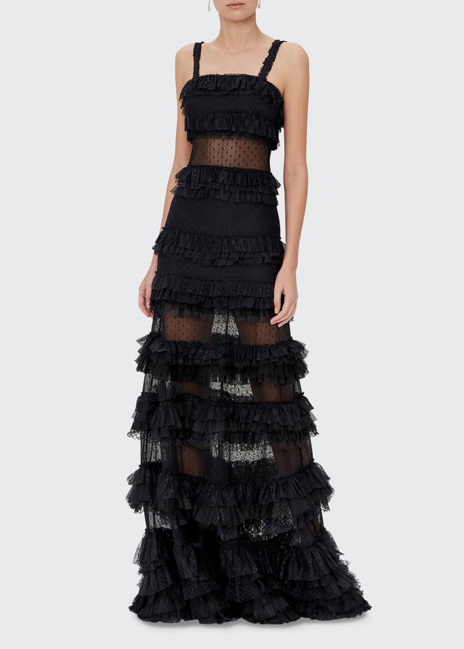 Alexis Amaryllis Tiered Lace Cocktail Dress - Bergdorf Goodman