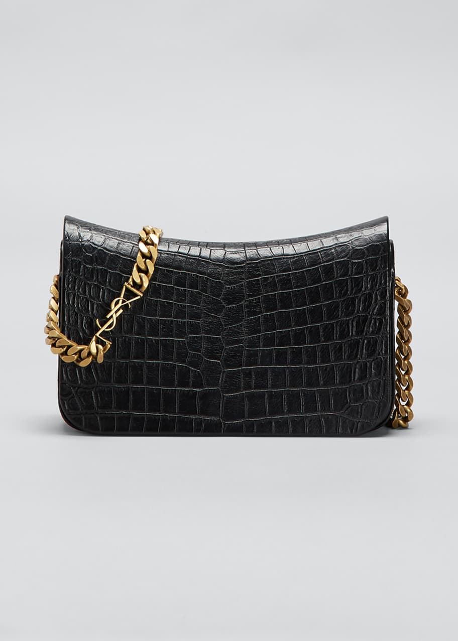 最適な価格 Saint Laurent Elise Shoulder Womens Elise Bag Croc ...