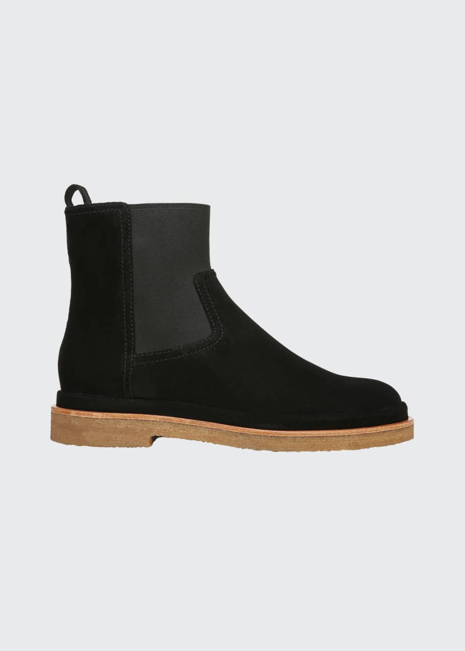 Image 1 of 1: Litton Water-Repellant Suede Booties