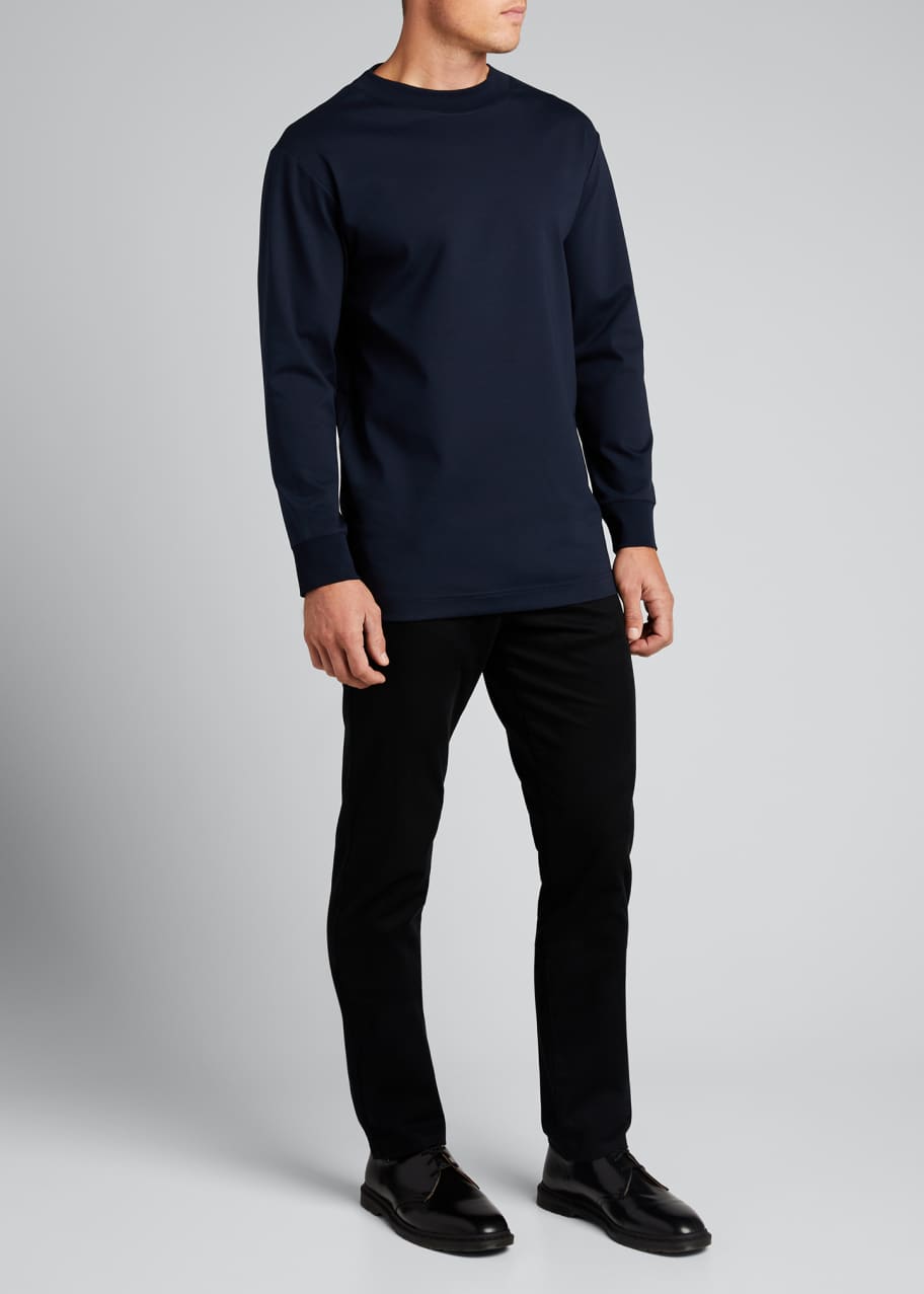 Theory Men's Elias Relay LongSleeve Jersey Tee Bergdorf Goodman