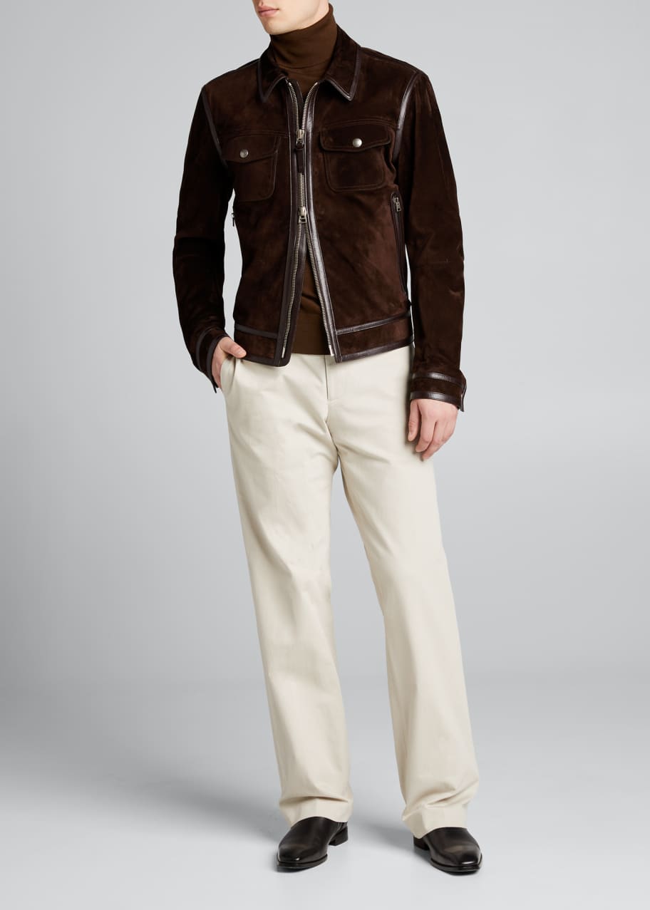 Tom ford 2025 suede shirt
