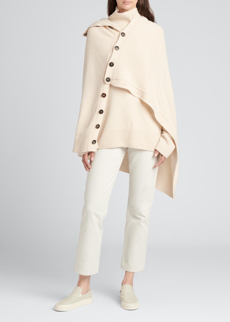 THE ROW Arden Button-Up Scarf Wrap - Bergdorf Goodman