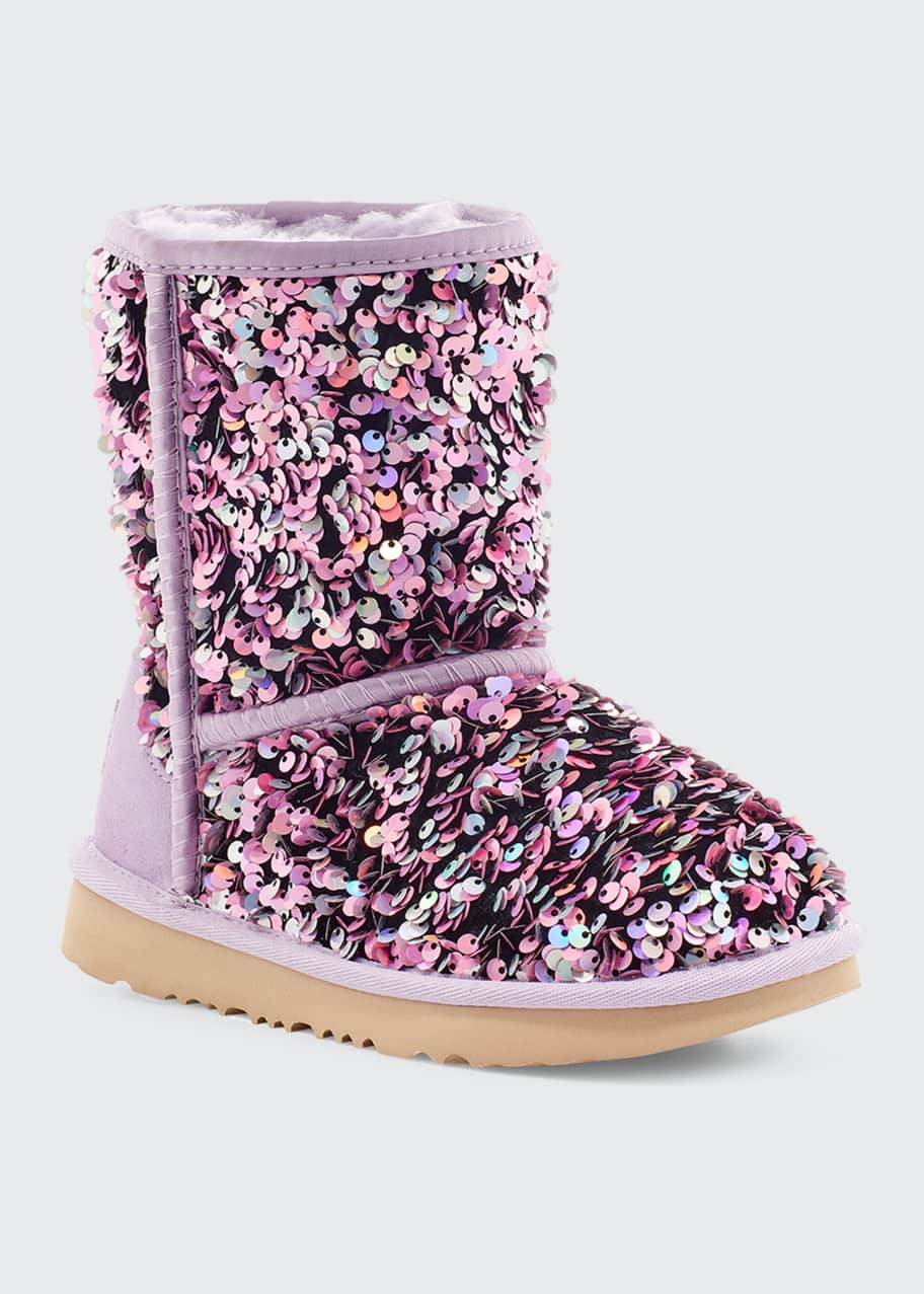 Ugg sequin boots kids clearance