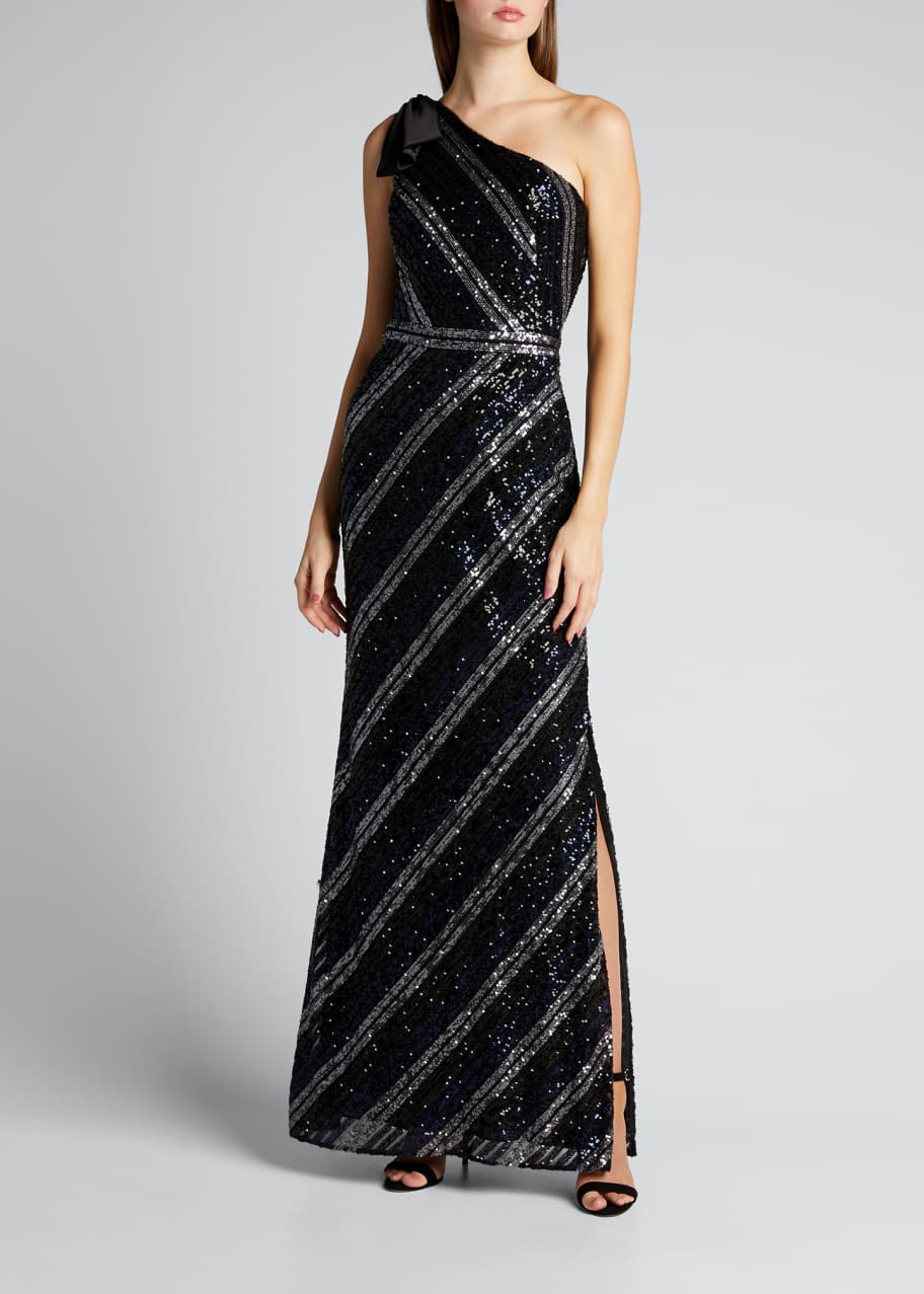 Marchesa notte sequin dress best sale