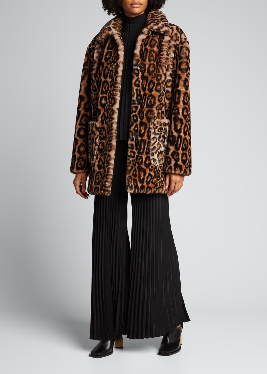 Alc leopard coat hot sale
