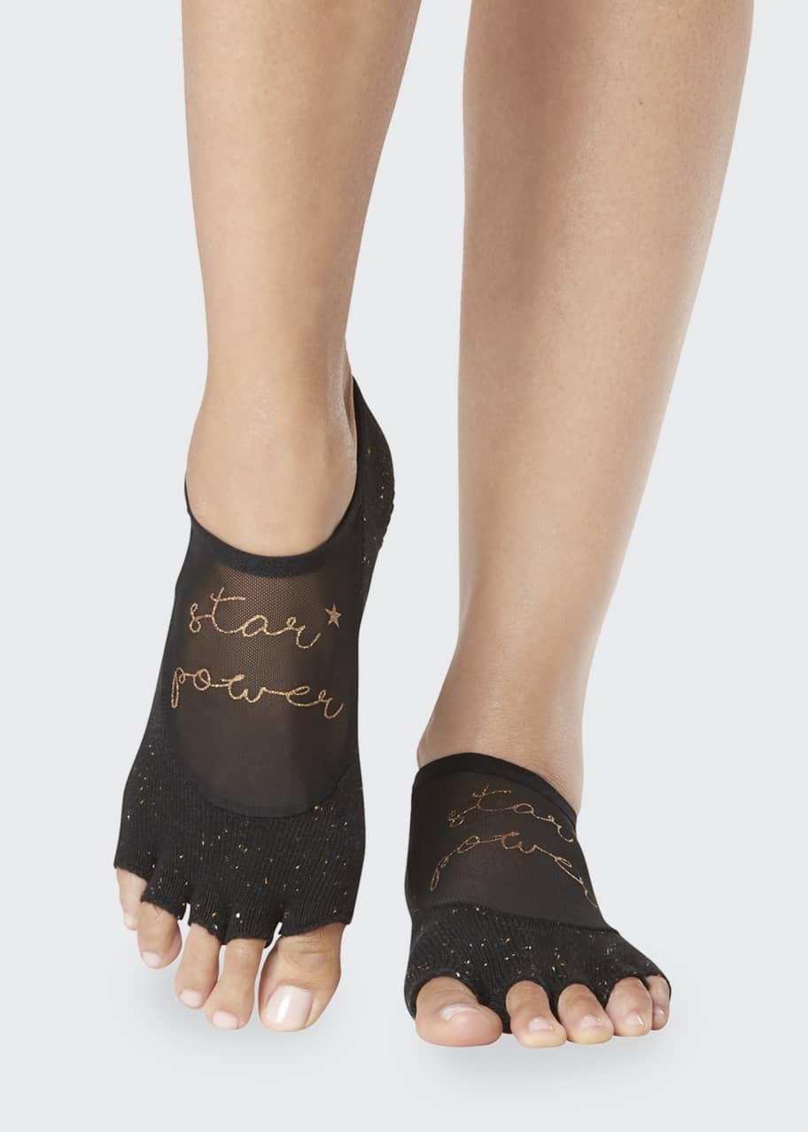 ToeSox Luna Star Power Half-Toe Grip Socks Bergdorf Goodman