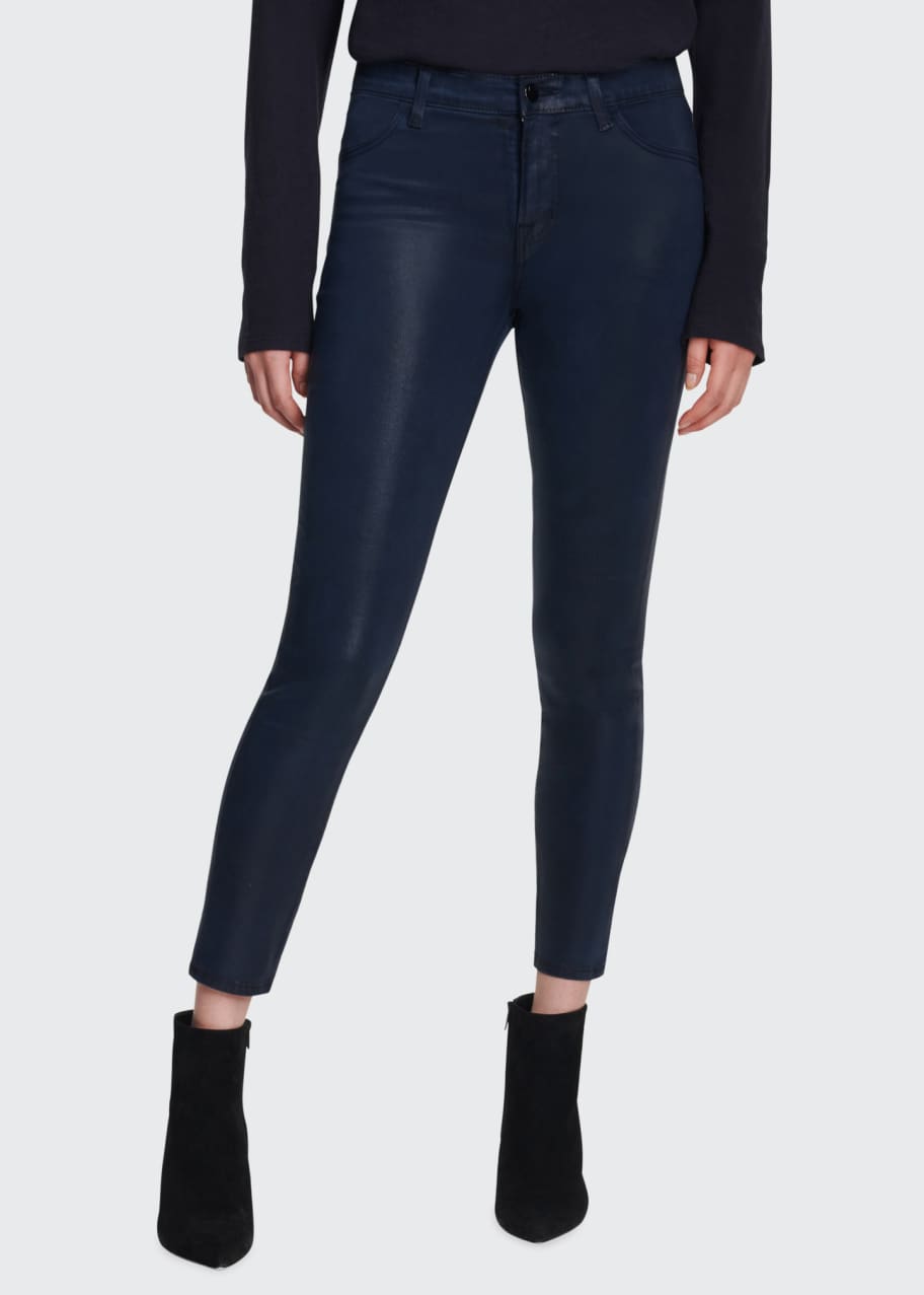 J Brand Alana High-Rise Coat Cropped Skinny Jeans Bergdorf Goodman