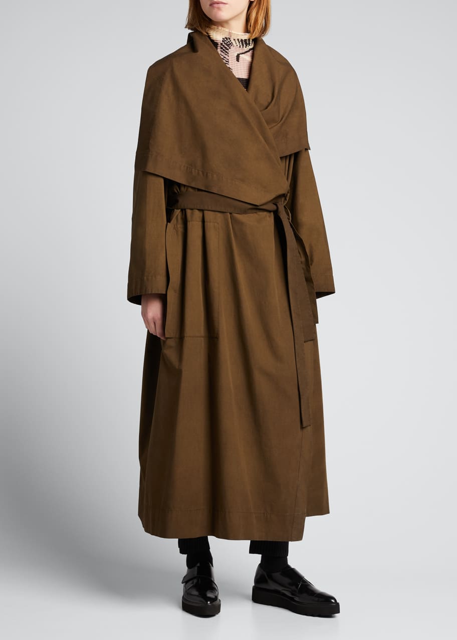 Issey miyake trench clearance coat