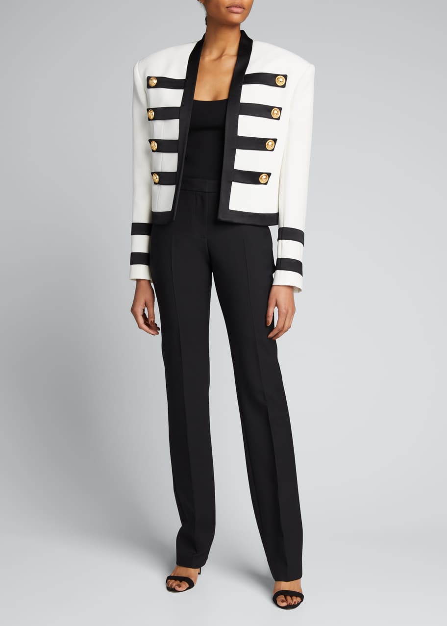 Military Crepe Jacket