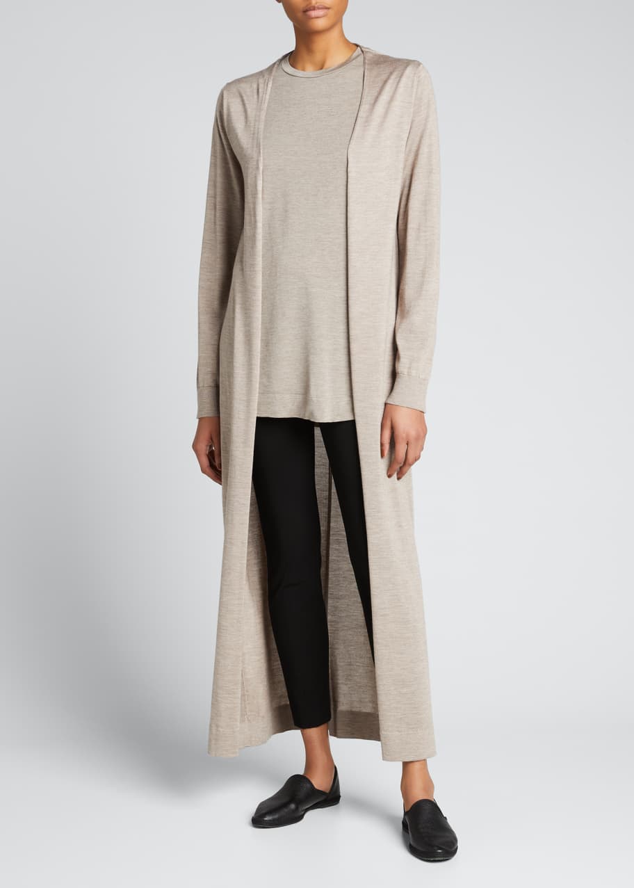 Silk maxi cardigan cheap