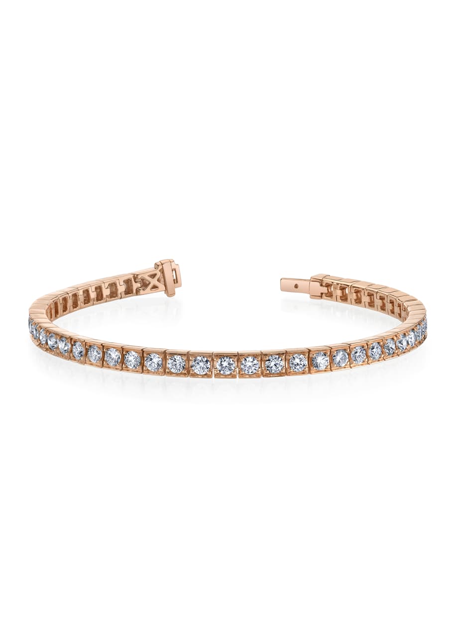 Anita Ko 18k Rose Gold Serena Diamond Tennis Bracelet Bergdorf Goodman