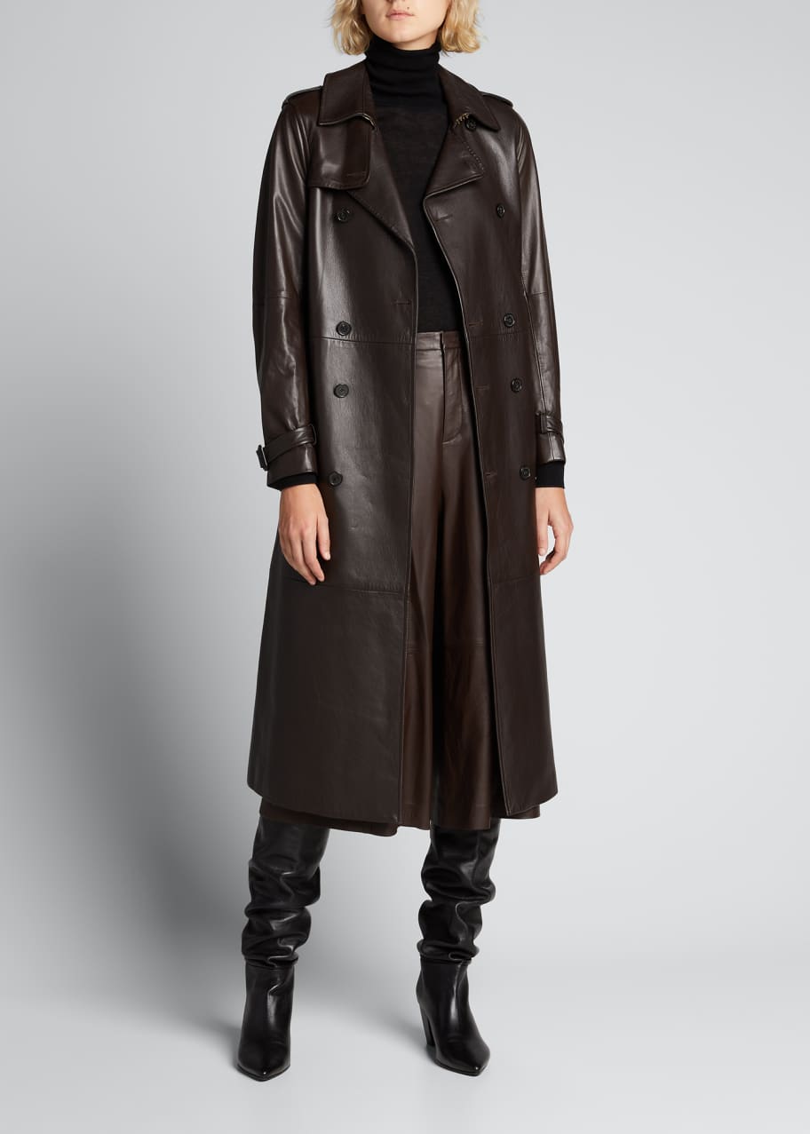Nili lotan leather trench discount