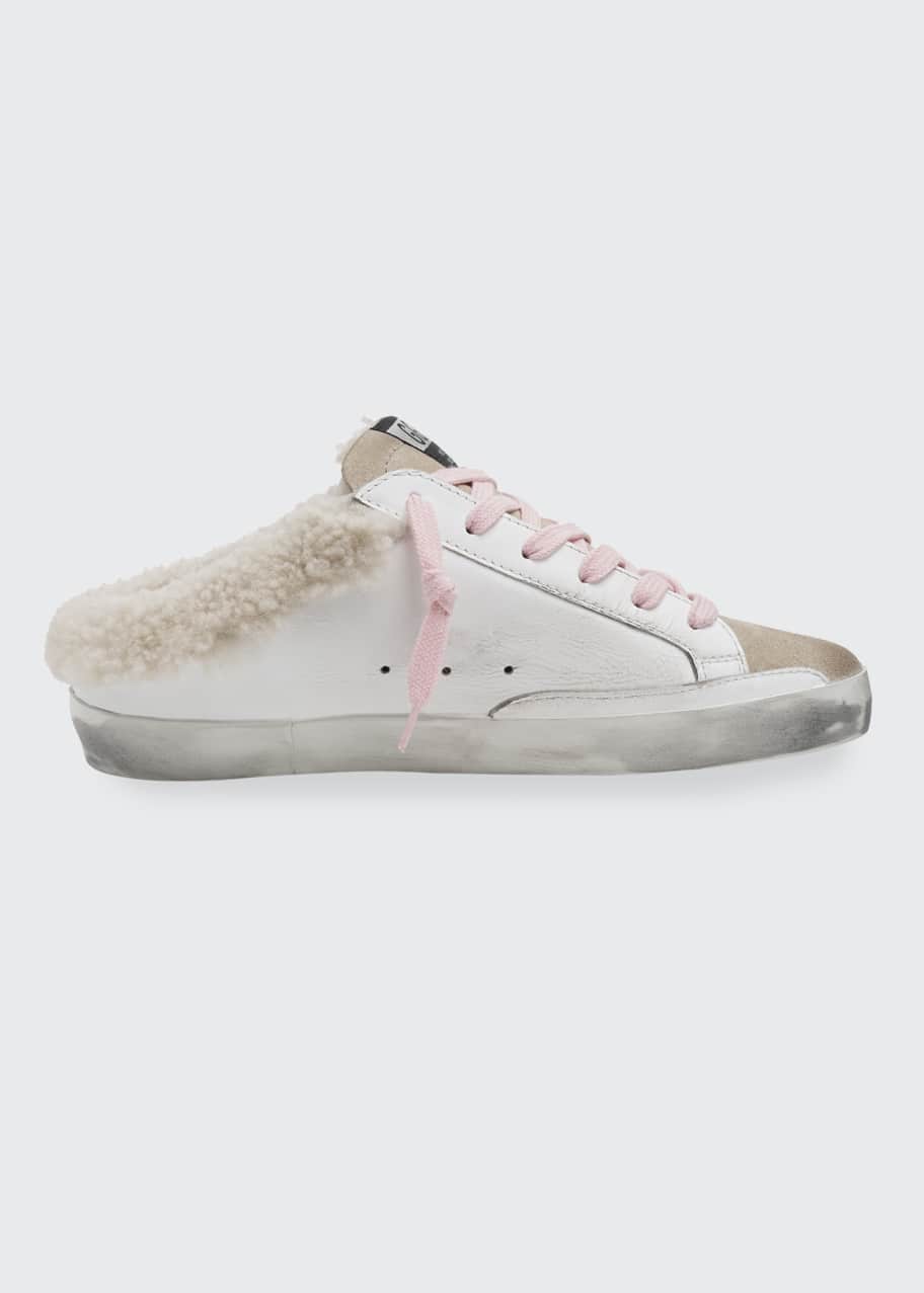 Golden goose slide shearling online