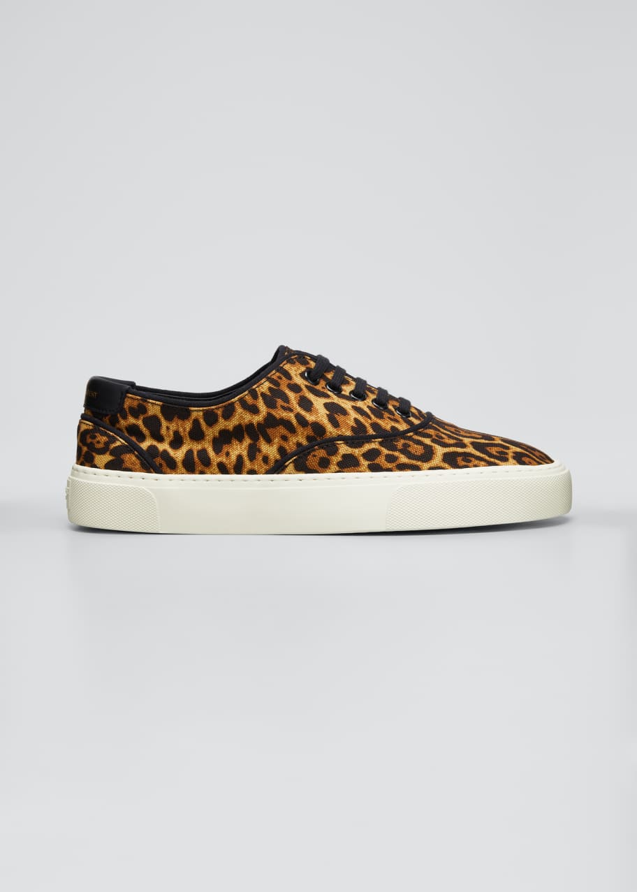 Saint laurent hotsell leopard sneakers