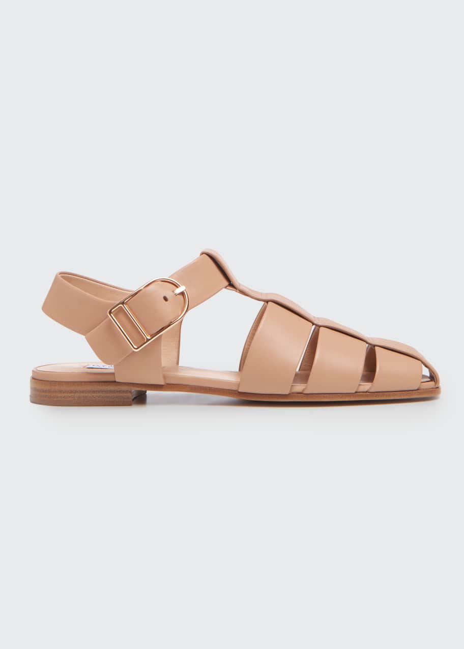 Gabriela Hearst Lynn Flat Gladiator Sandals Bergdorf Goodman