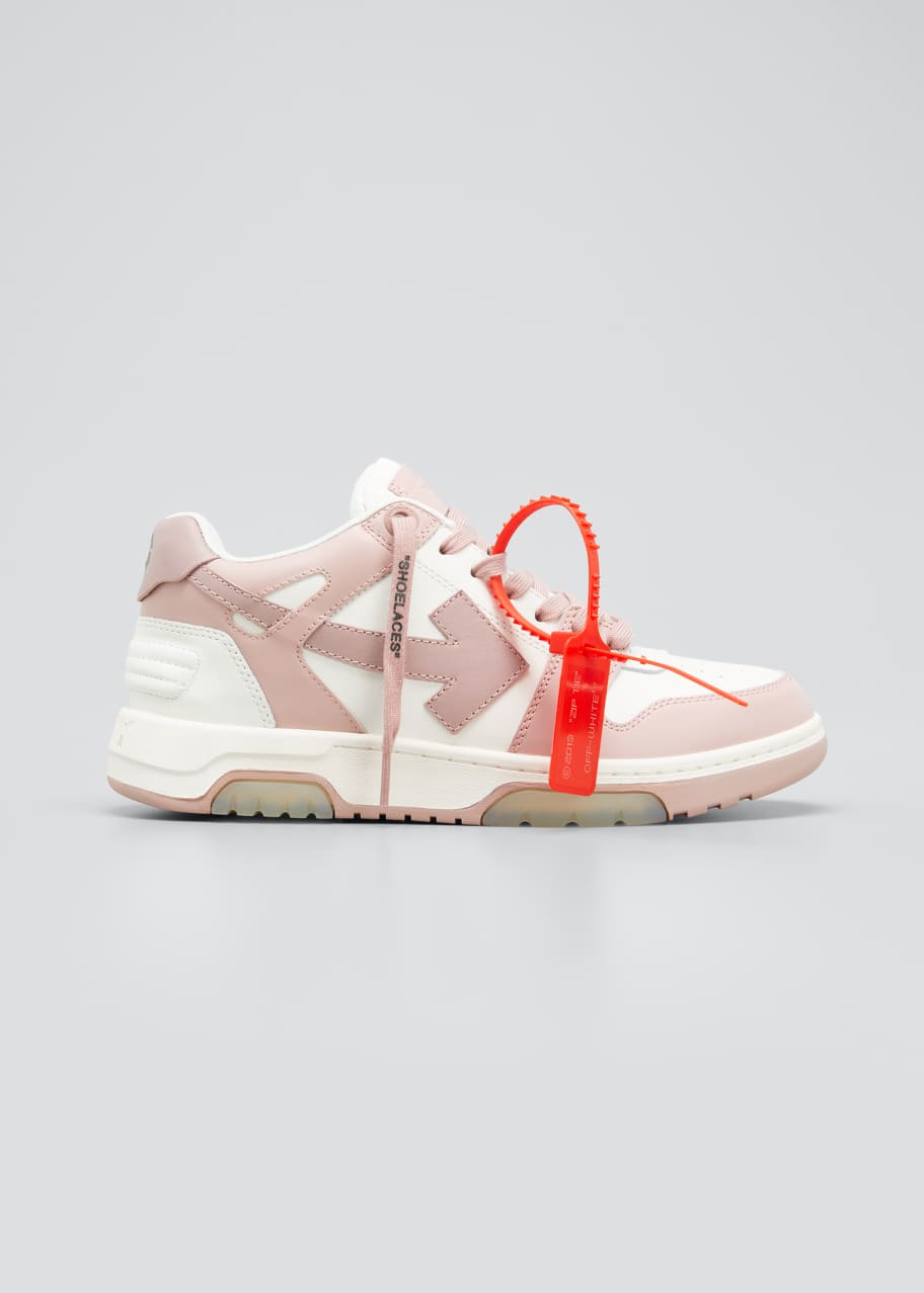 Women's Luxury Sneakers - Out of Office Sneakers in white and red leather  Off-White
