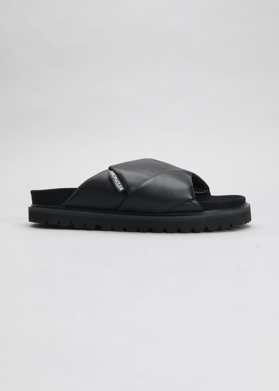Image 1 of 1: Fantine Woven Flat Slide Sandals