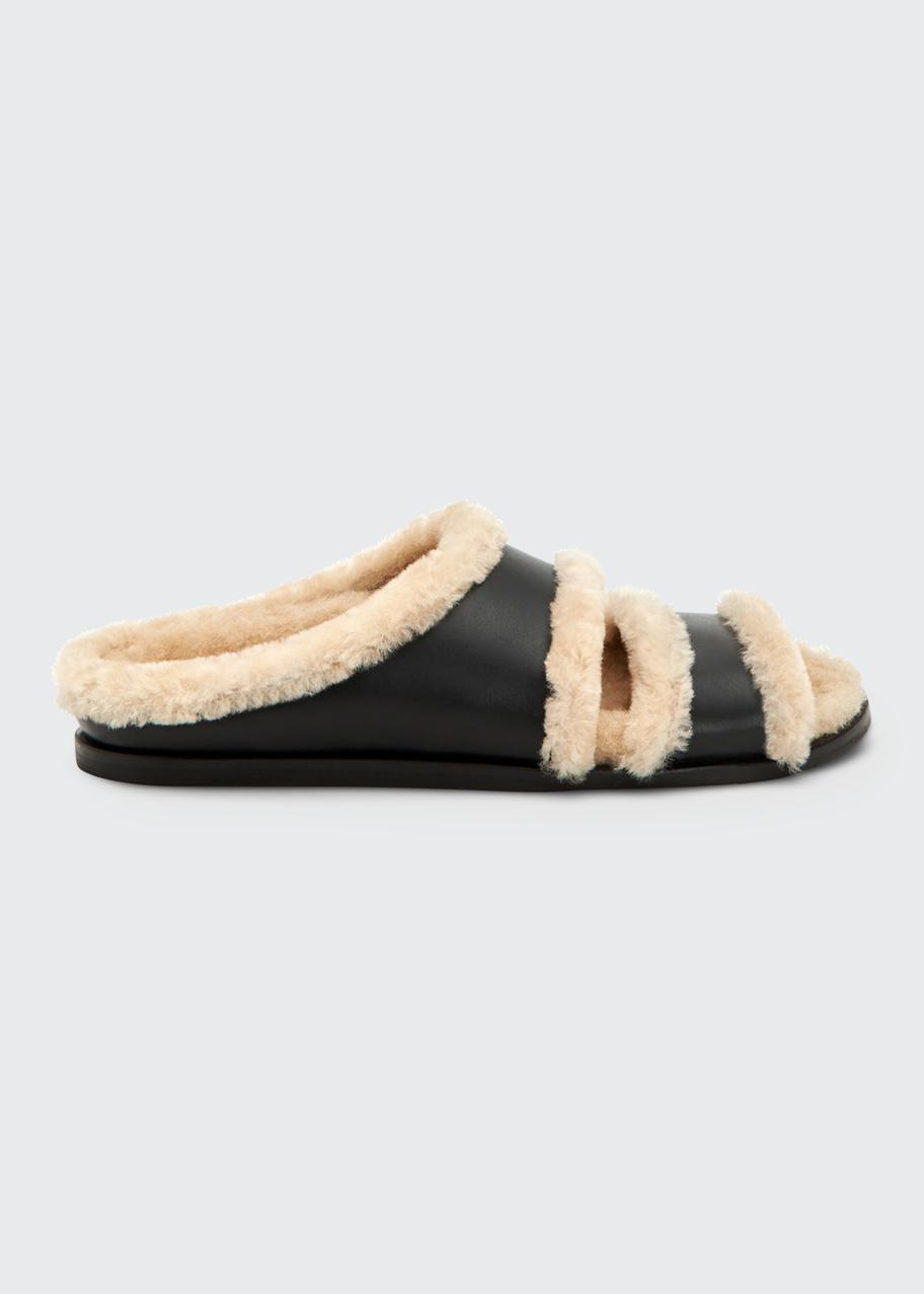 Aquatalia Imina Cozy Shearling Slippers Bergdorf Goodman