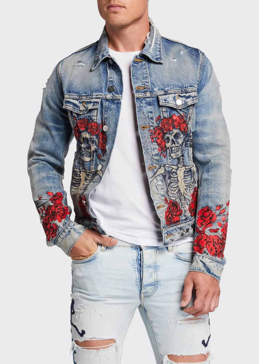 Grateful dead jean jacket deals