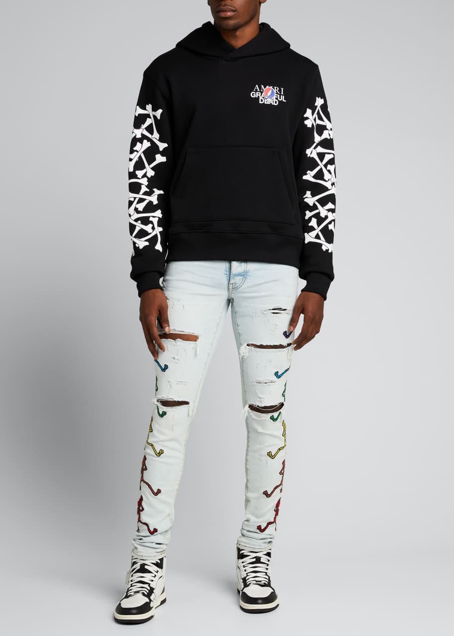 Amiri Men's Grateful Dead Bear Graphic Hoodie