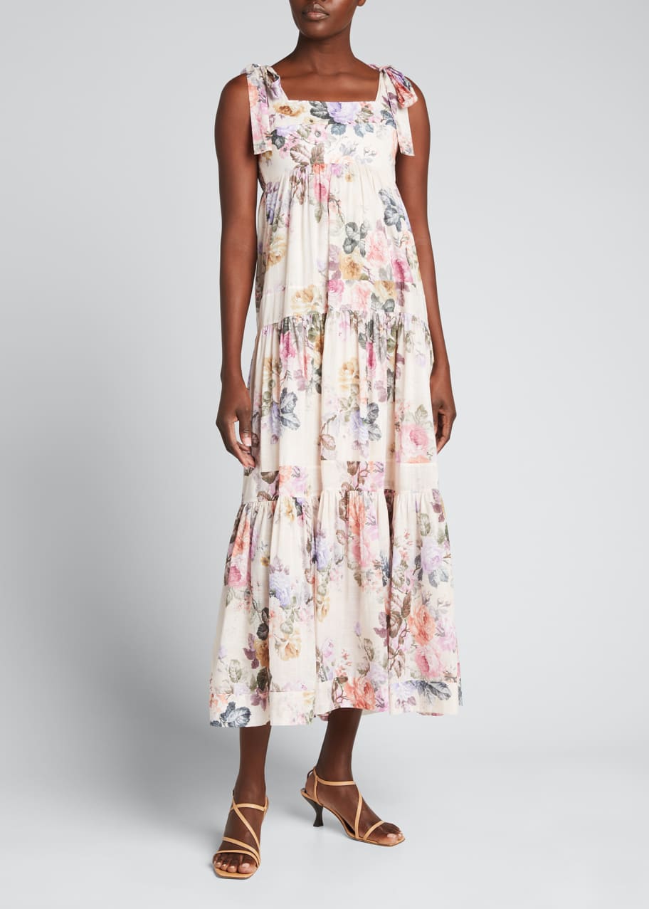 Brighton Tie Shoulder Midi Dress
