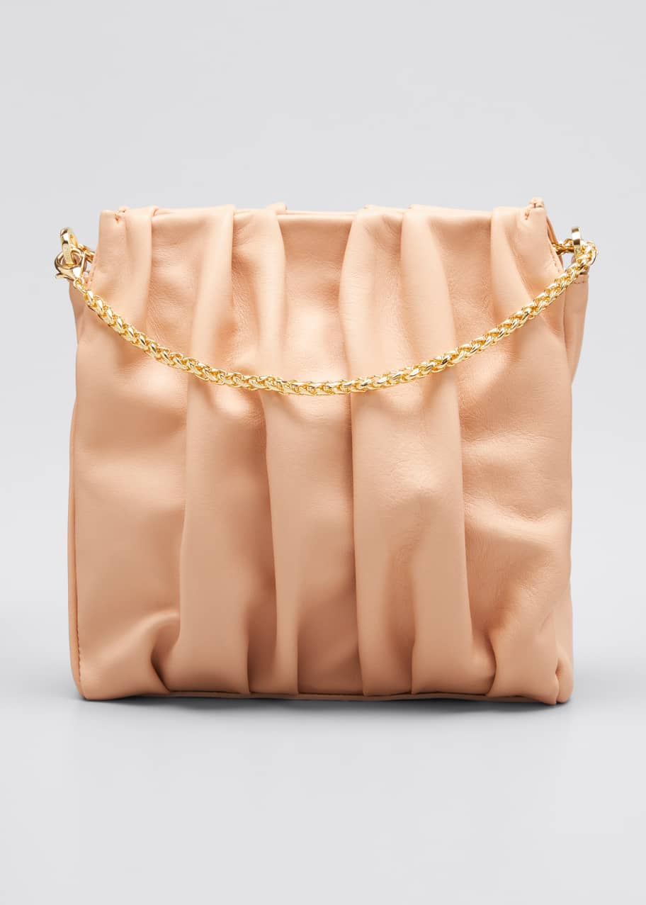 Elleme Vague Square Leather Shoulder Bag With Chain Bergdorf Goodman