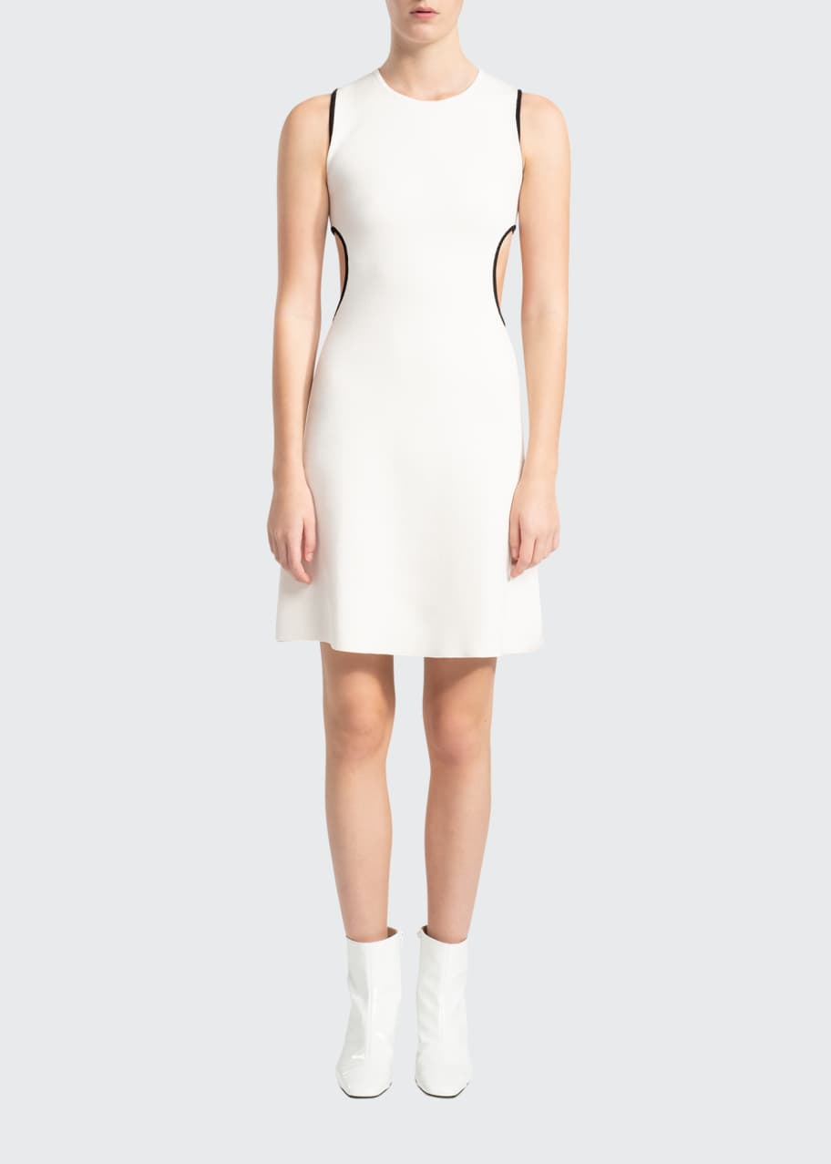 Rudi Gernreich - White Sleeveless Cutout Dress