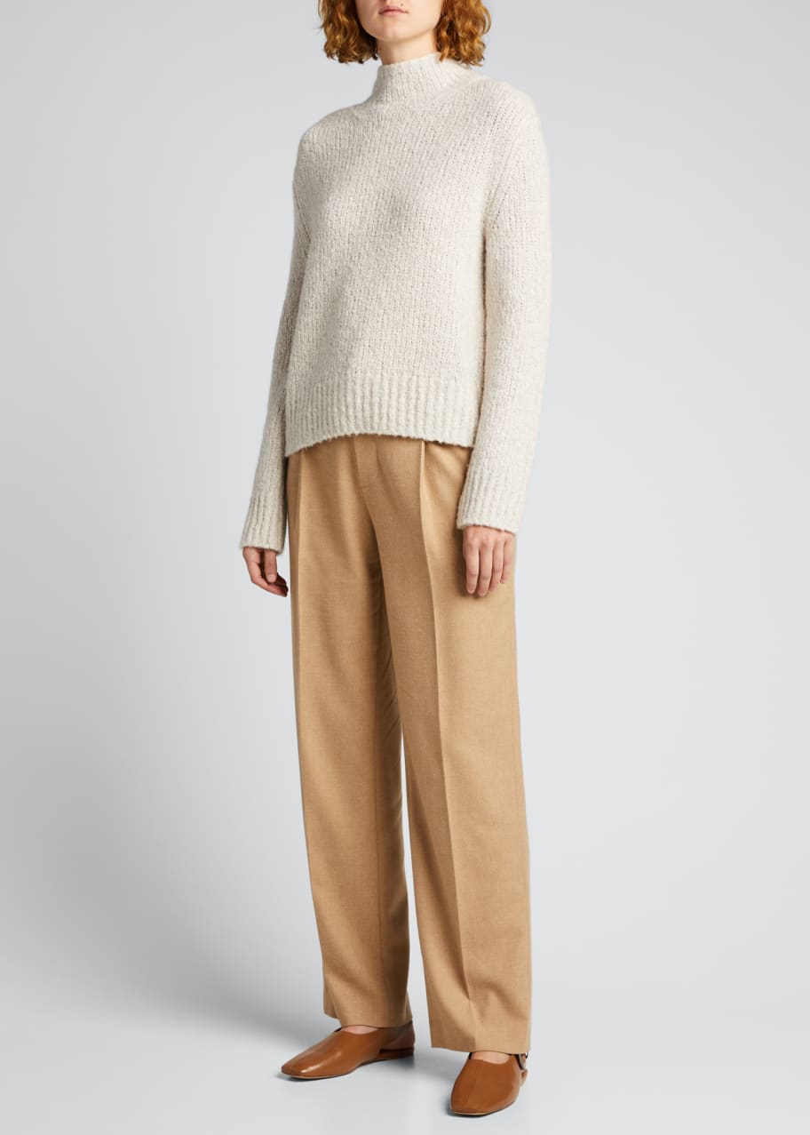 Vince Textured Wool Cashmere Funnel Neck Sweater Bergdorf Goodman
