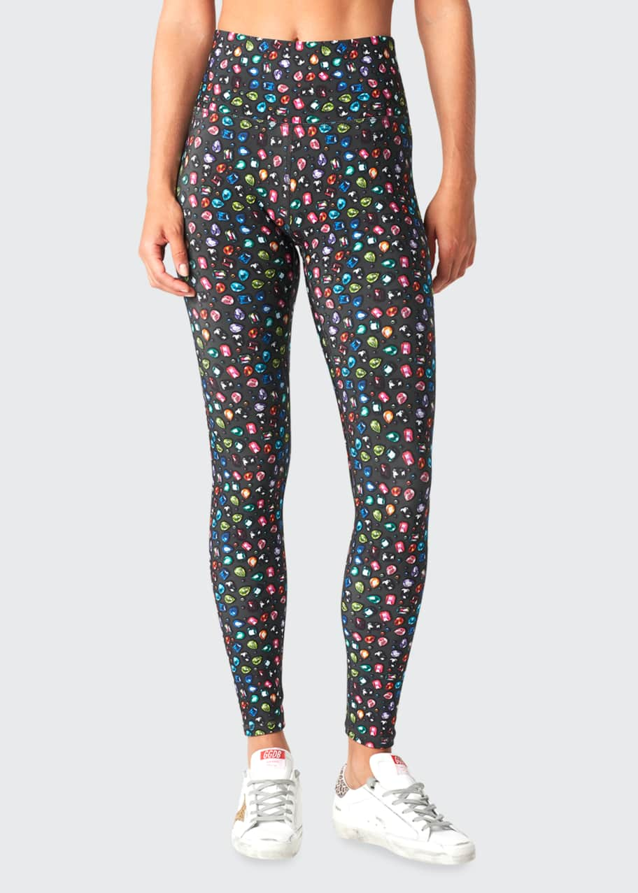 Terez Black Gems DuoKnit Leggings - Bergdorf Goodman