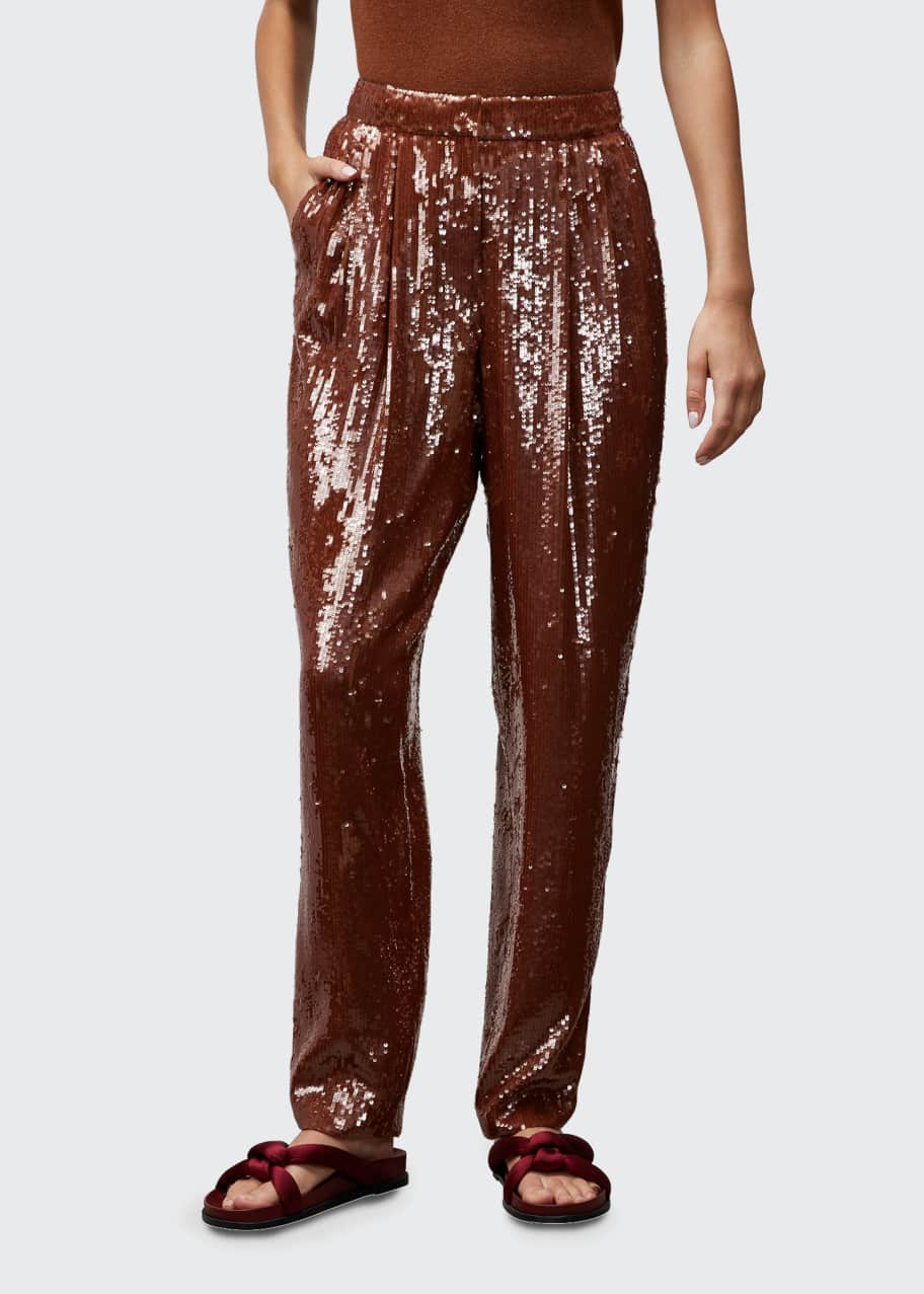 Image 1 of 1: Franklin High-Rise Sequin Pants