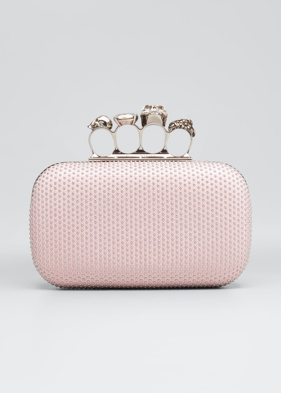 Alexander mcqueen studded clutch store