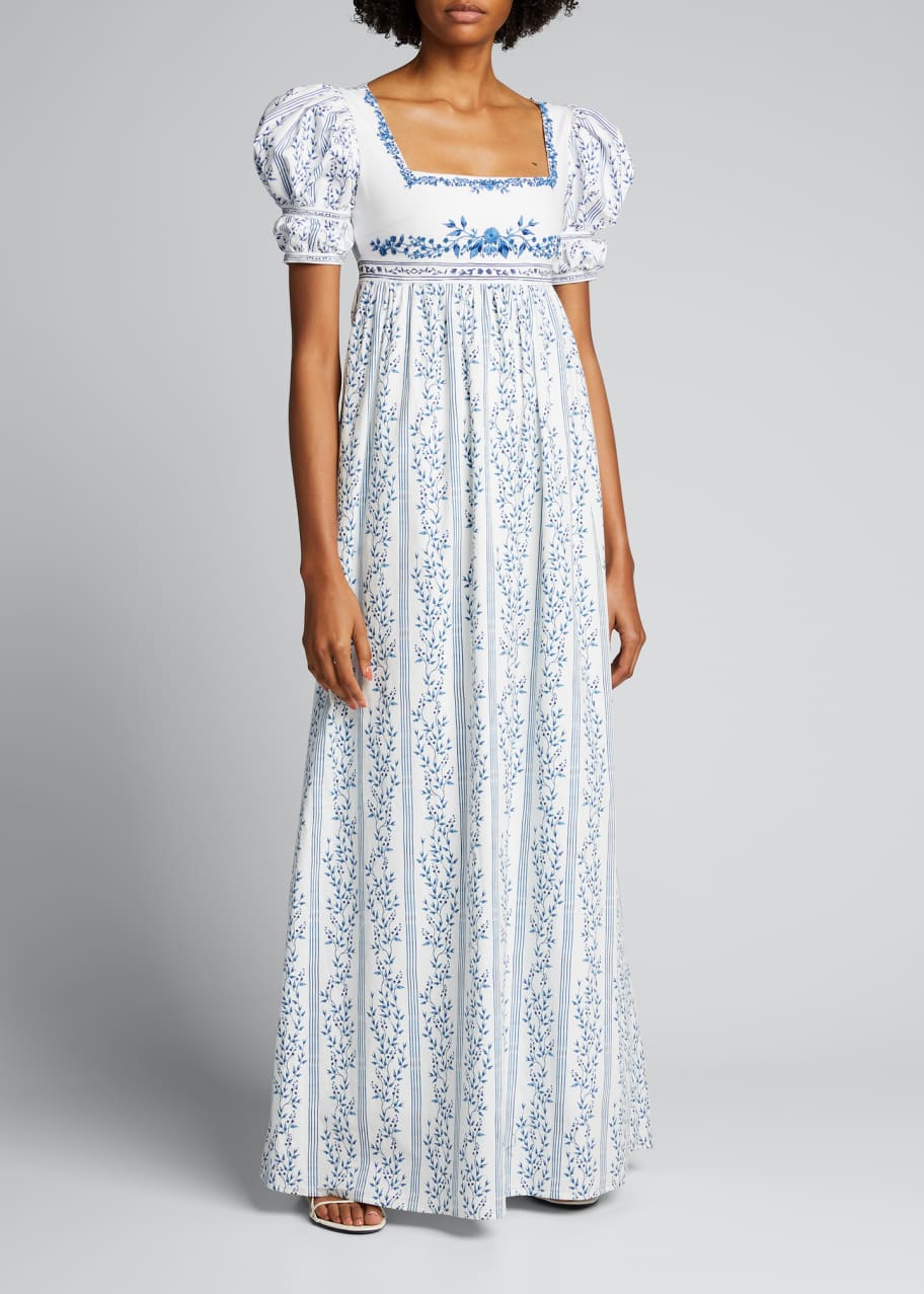 agua bendita dress Agua By Agua Bendita Lima Valle Floral Embroidered Mini Dress