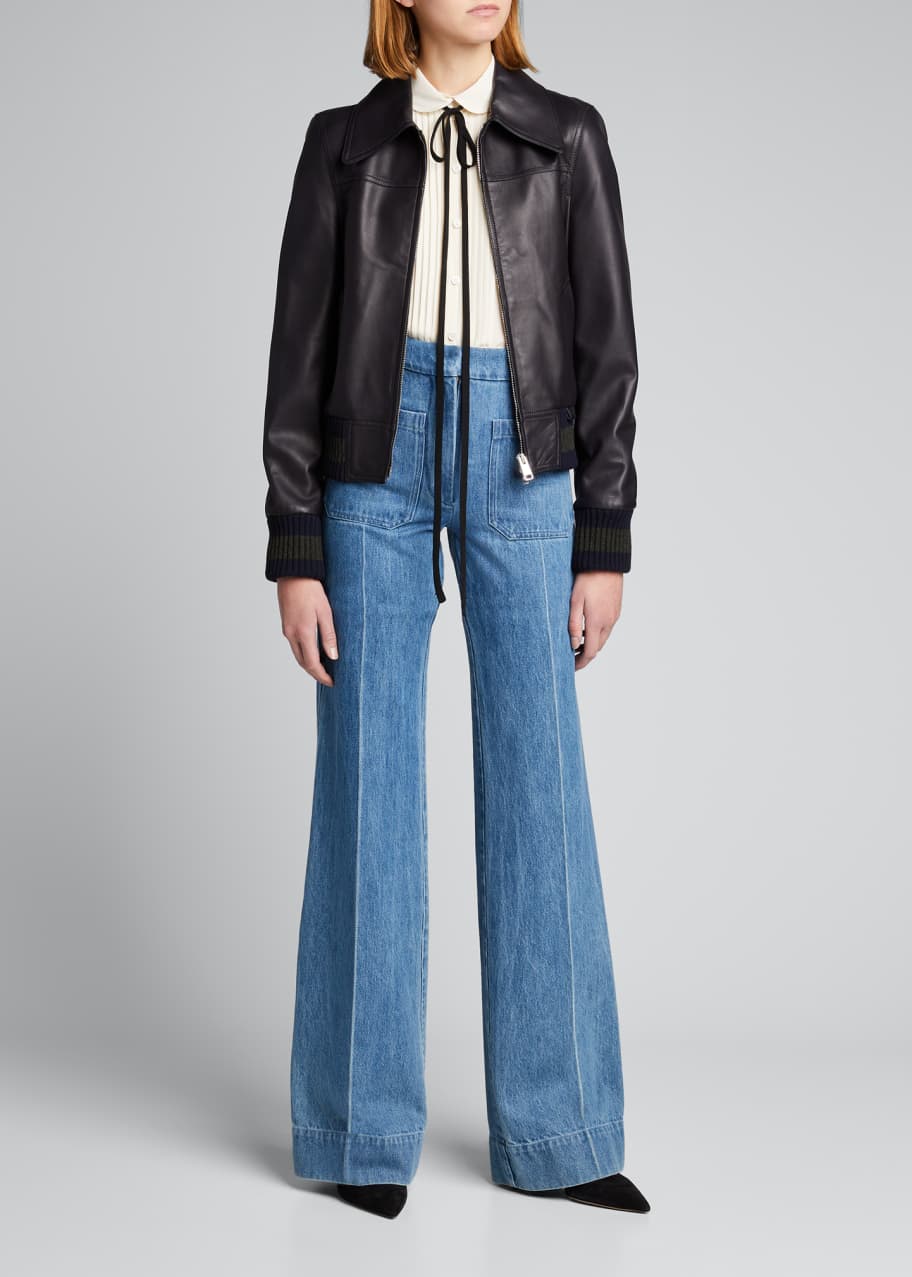 Victoria beckham bomber jacket discount