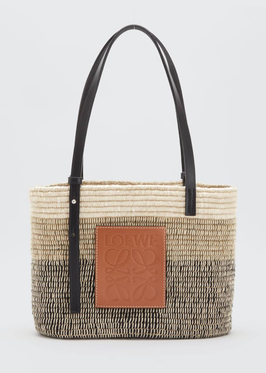 Loewe Square Basket Small Tricolor Tote Bag Bergdorf Goodman
