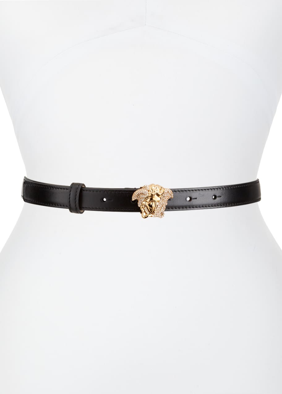 Versace Palazzo Medusa Head Belt in White