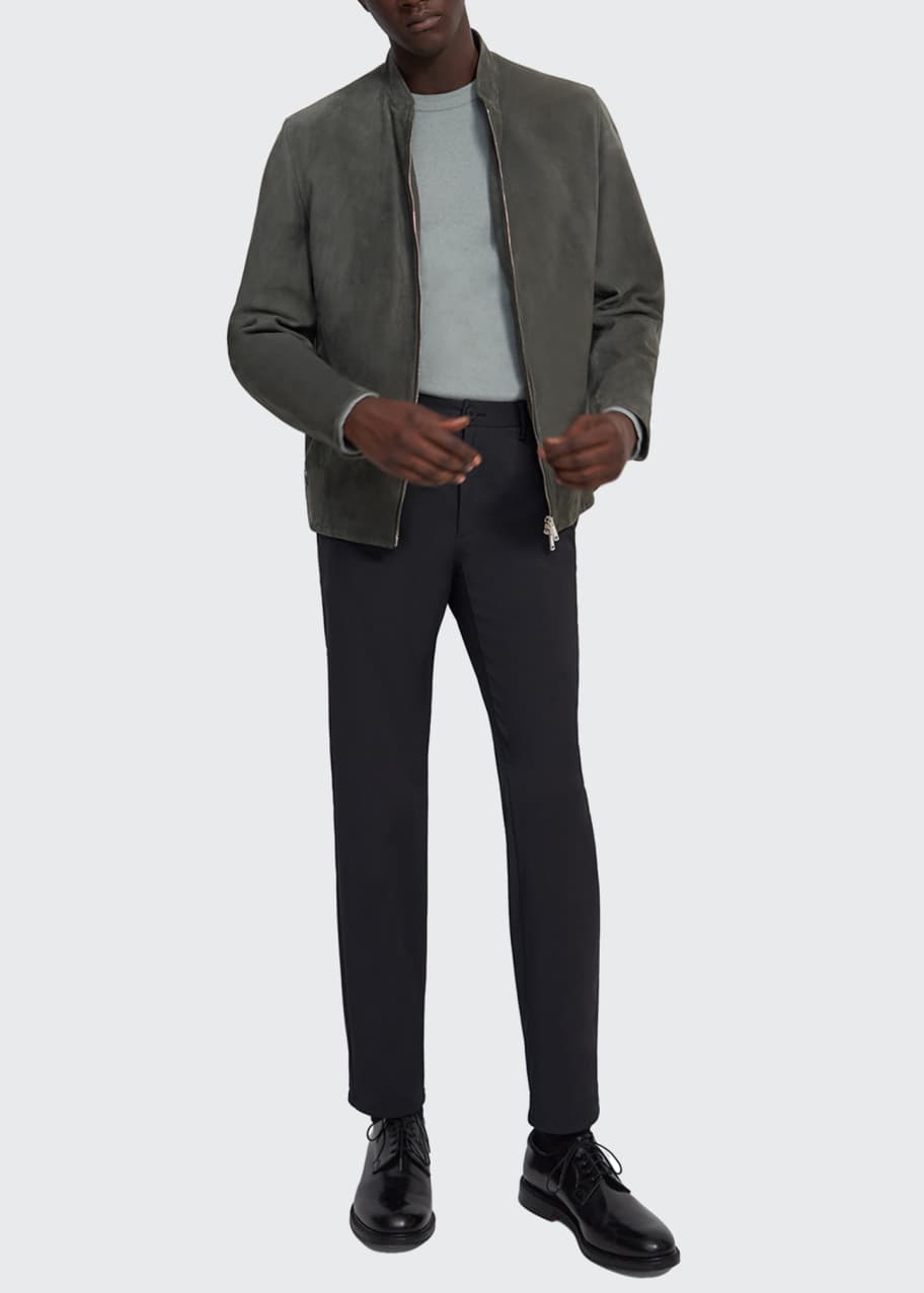 Theory suede cheap bomber jacket